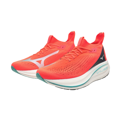 MIZUNO NEO VISTA 2 - STRIKING CORAL/BBALL WHITE/CAPRI BREEZE