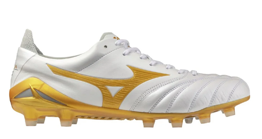 MIZUNO MORELIA NEO IV JAPAN - WHITE/MP GOLD/COOL GRAY 3C