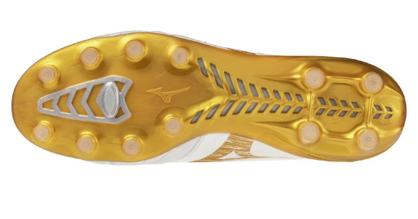 MIZUNO MORELIA NEO IV ELITE - WHITE/MP GOLD/COOL GRAY 3C