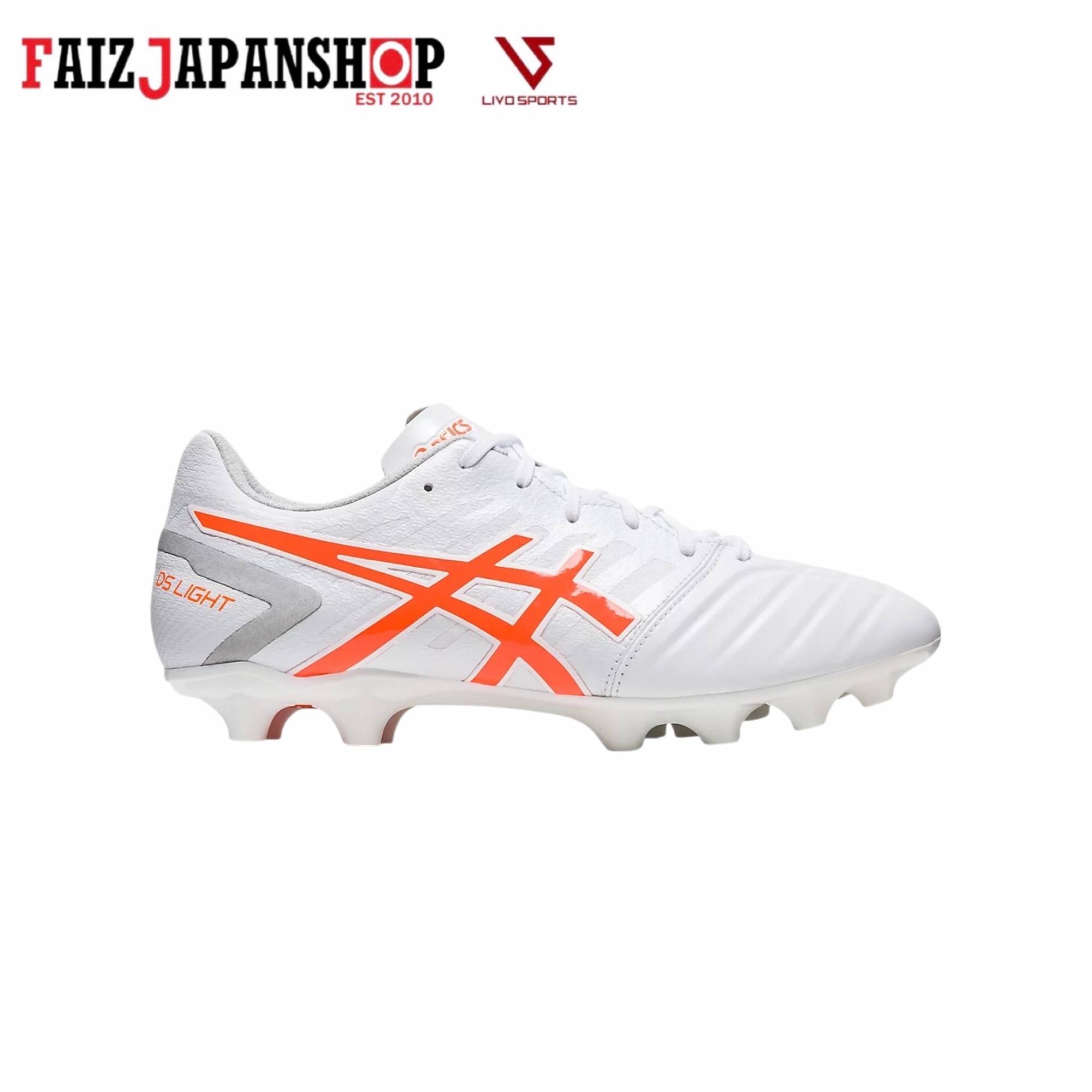 asics DS LIGHT WHITE／SHOCKING ORNGE Asics DS LIGHT 'White Shocking Orange' - POIZON