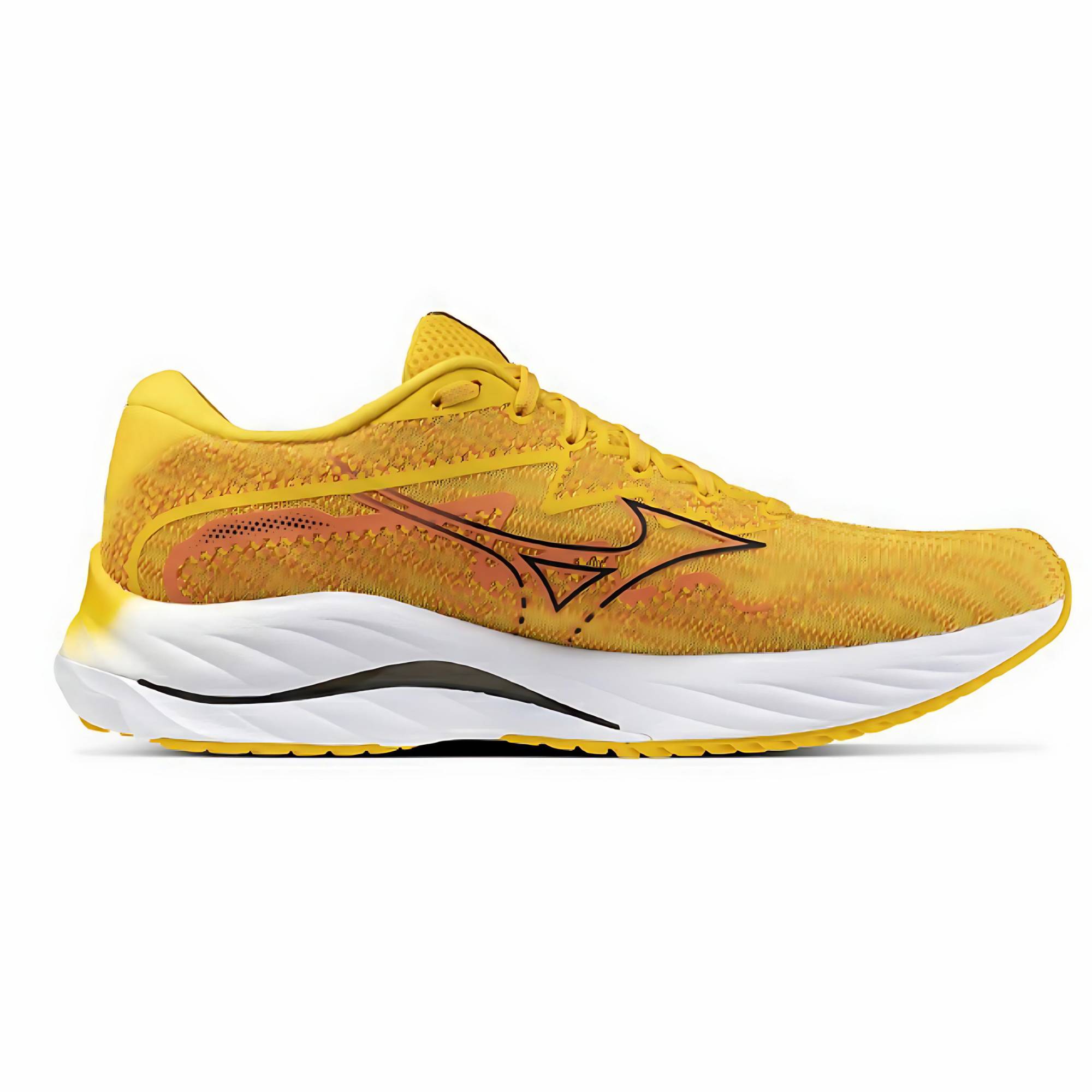 MIZUNO WAVE RIDER 27 オレンジ/イエロー　28cm MIZUNO WAVE RIDER 27 オレンジ/イエロー 28cm - メルカリ