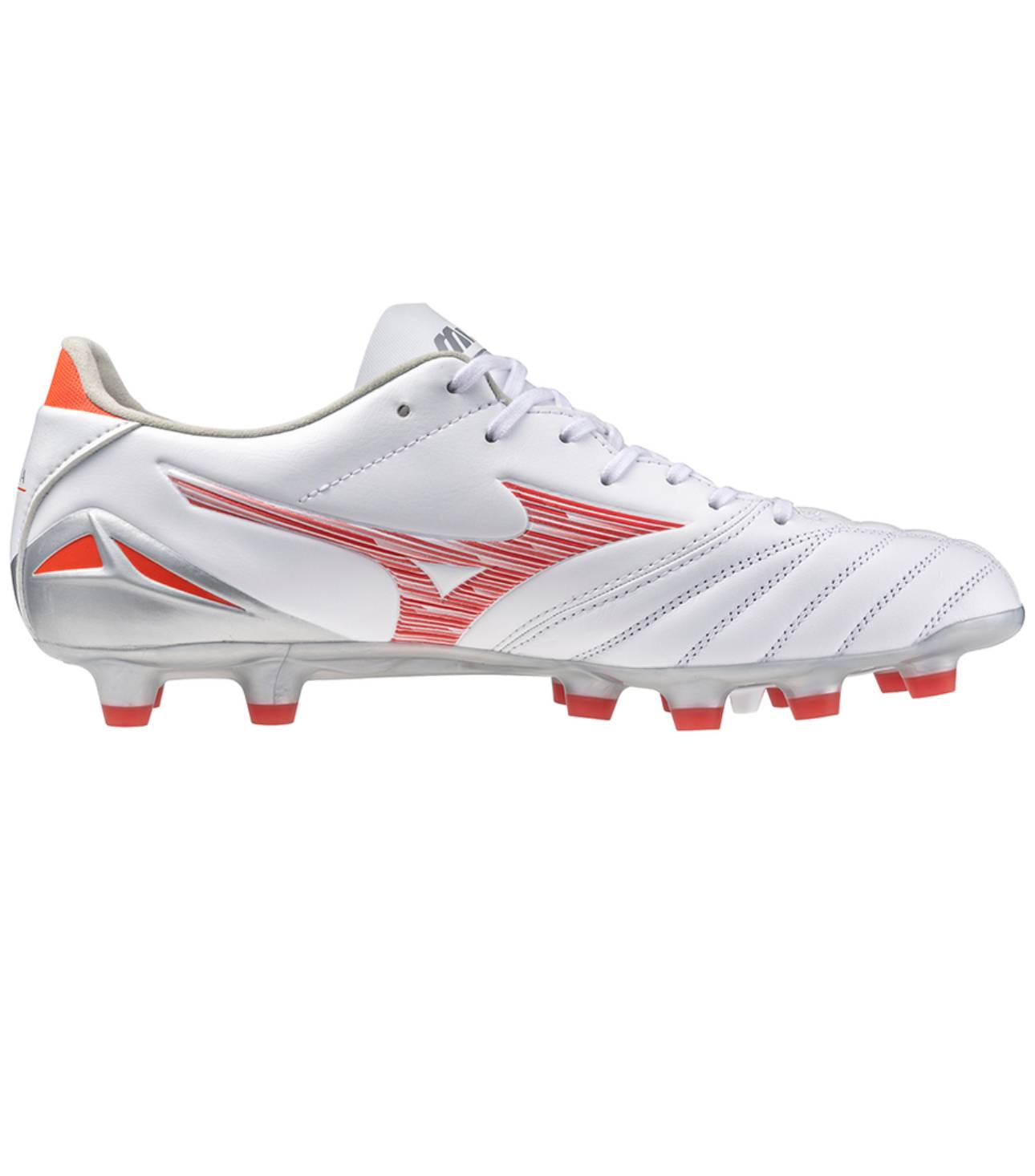 MIZUNO MORELIA NEO IV PRO - WHITE RADIANT RED HOT CORAL
