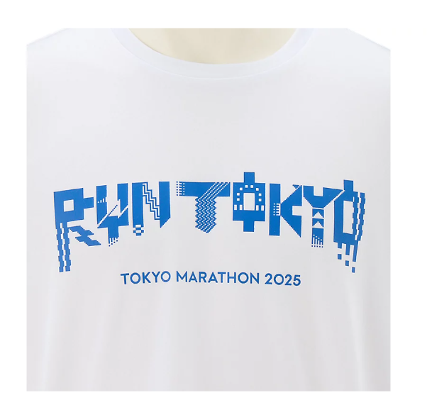 ASICS 東京マラソン2025 ピクセルデザイン Tシャツ か*ん様 ASICS 東京マラソン2025 ピクセルデザイン Tシャツ