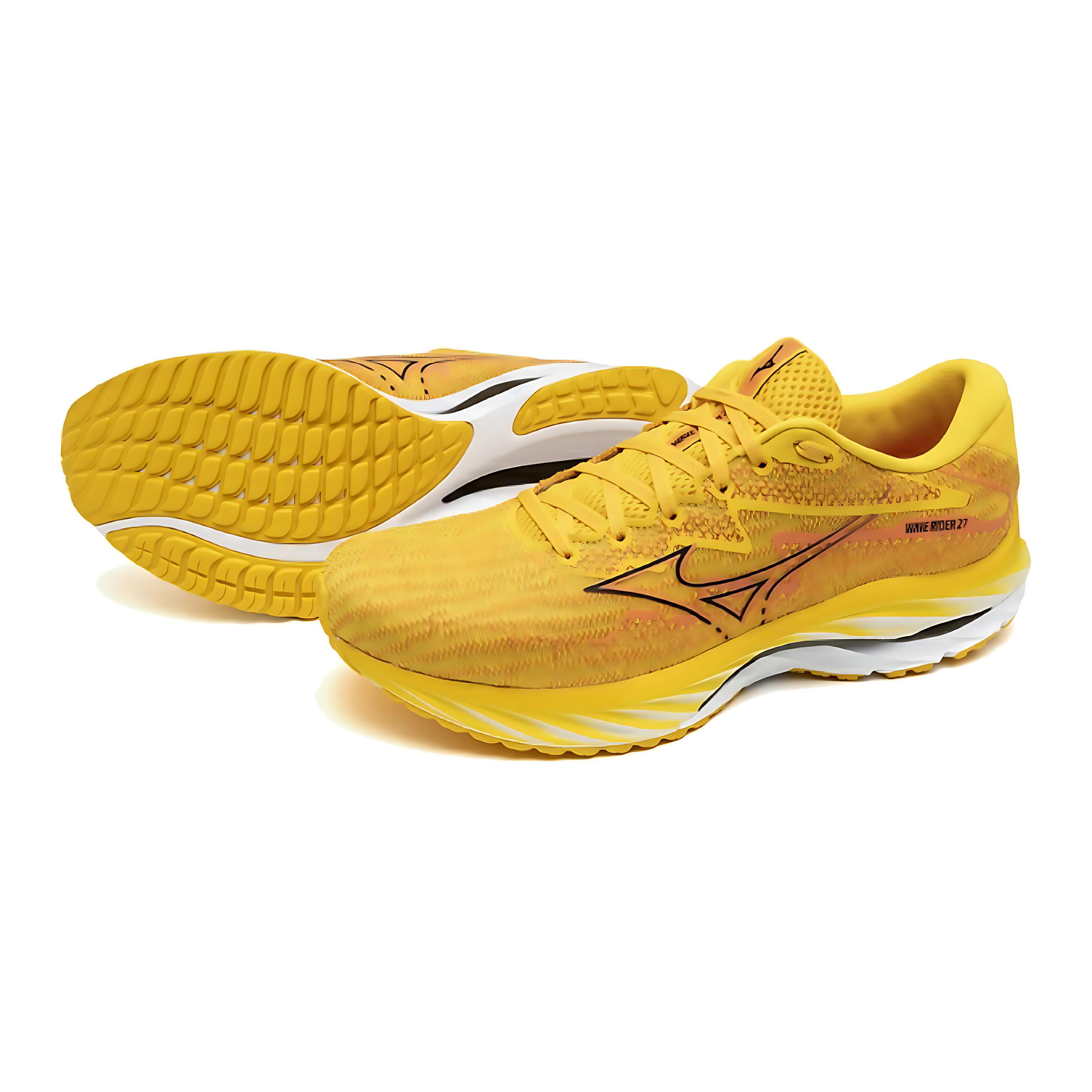 MIZUNO WAVE RIDER 27 オレンジ/イエロー　28cm MIZUNO WAVE RIDER 27 オレンジ/イエロー 28cm - メルカリ