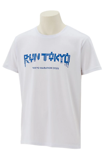 ASICS TOKYO MARATHON 2025 Tシャツ ASICS TOKYO MARATHON SOUVENIR T-SHIRT - BRILLIANT WHITE